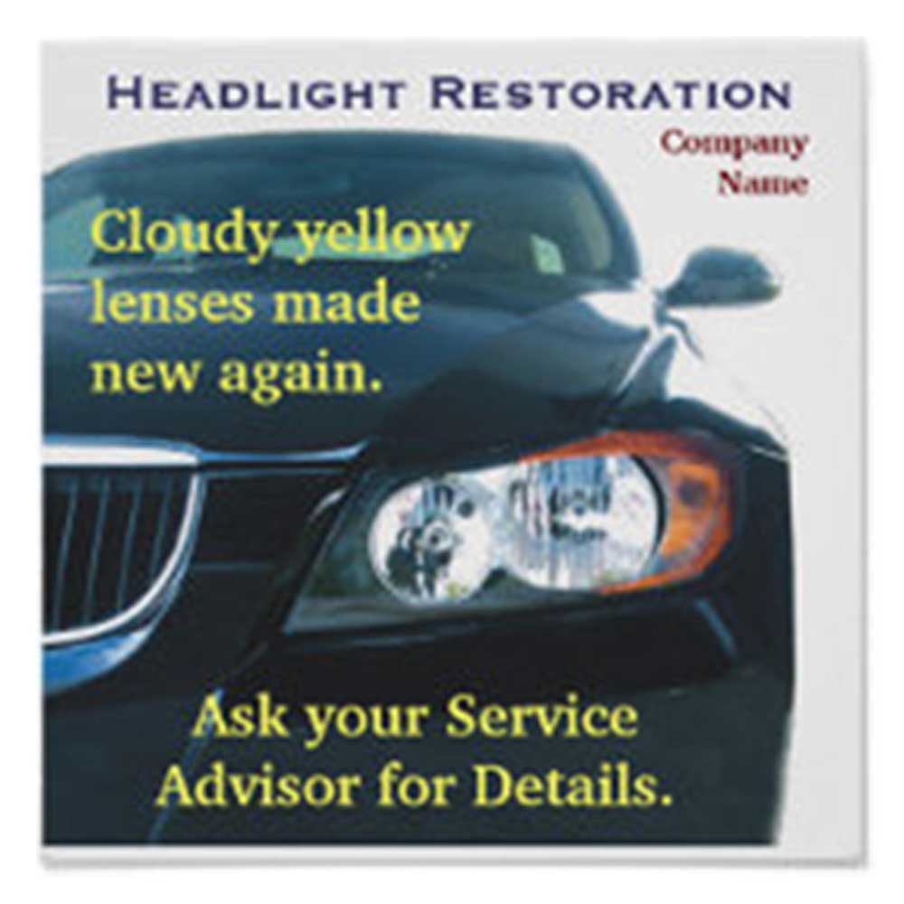 Headlight Restoration Services  Headlight restoration, Headlight  restoration service, Restoration services